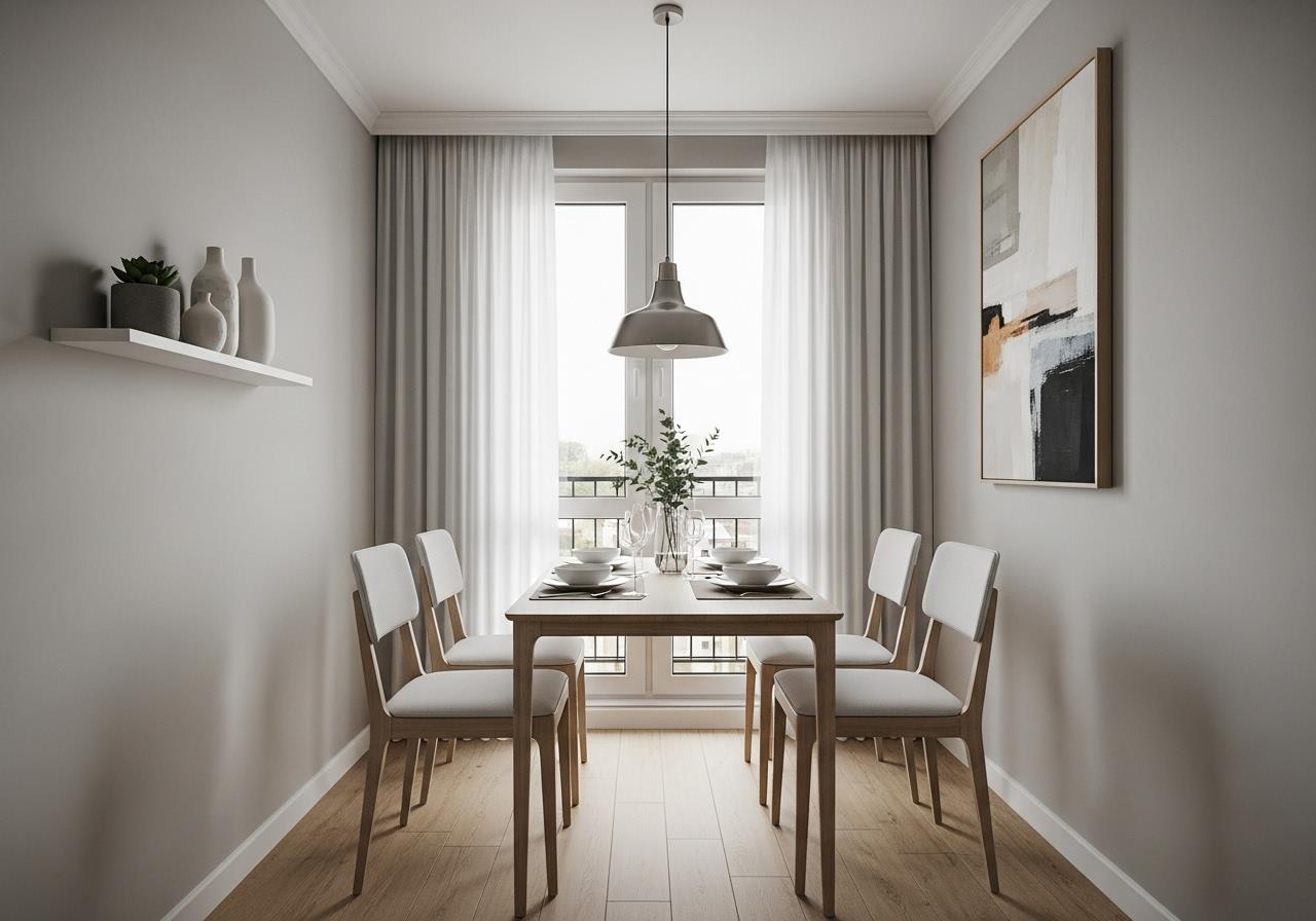 Jak zaaranżować małą jadalnię, aby była funkcjonalna?