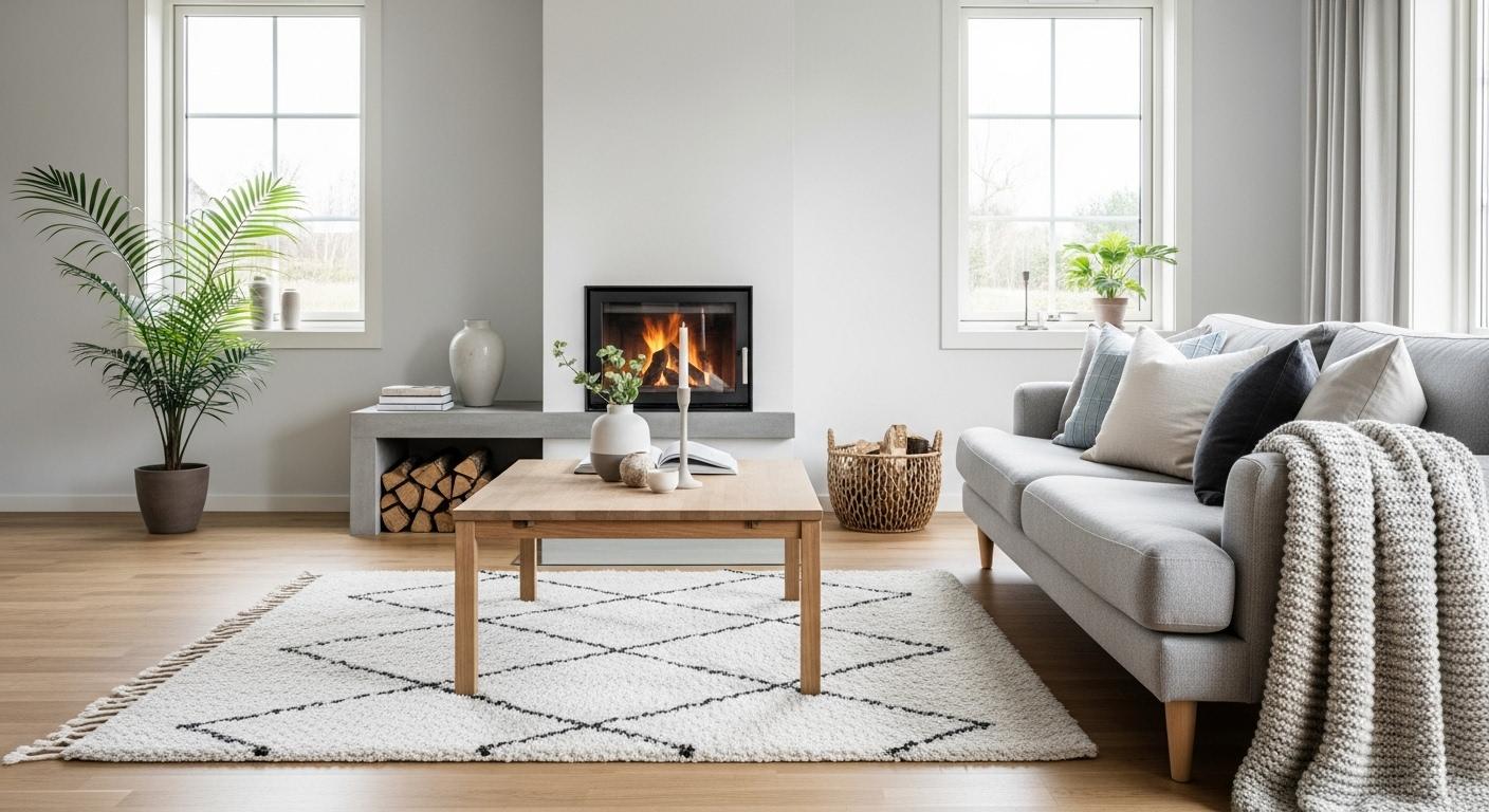 Domowy kominek w stylu skandynawskim – czy pasuje do minimalistycznych wnętrz?