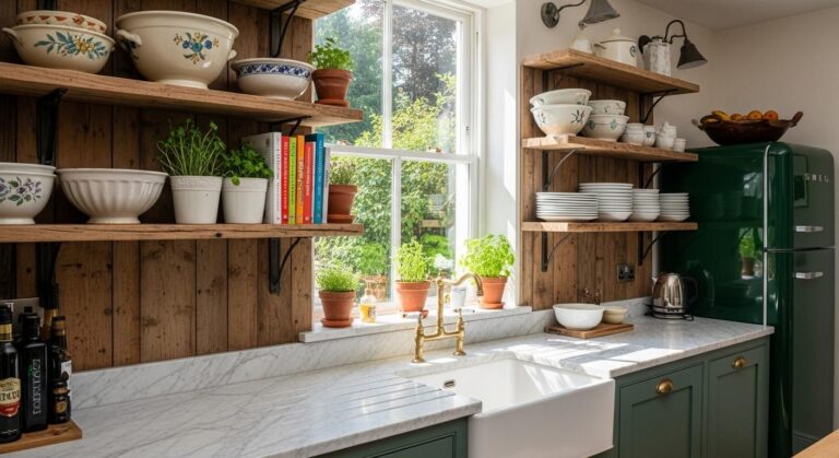Otwarte półki w kuchni – hit czy kit? Zalety i wady